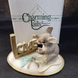 Vntg charming tails figurine "how do you measure love"